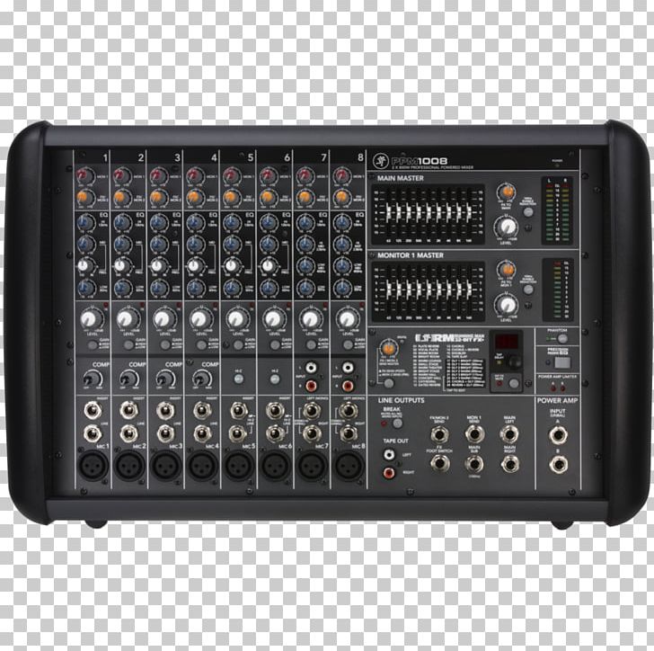 Mackie PPM1008 Audio Mixers Mackie PPM608 Mackie PPM1012 PNG, Clipart, Audio, Audio Equipment, Audio Mixing, Audio Receiver, Effects Processors Pedals Free PNG Download