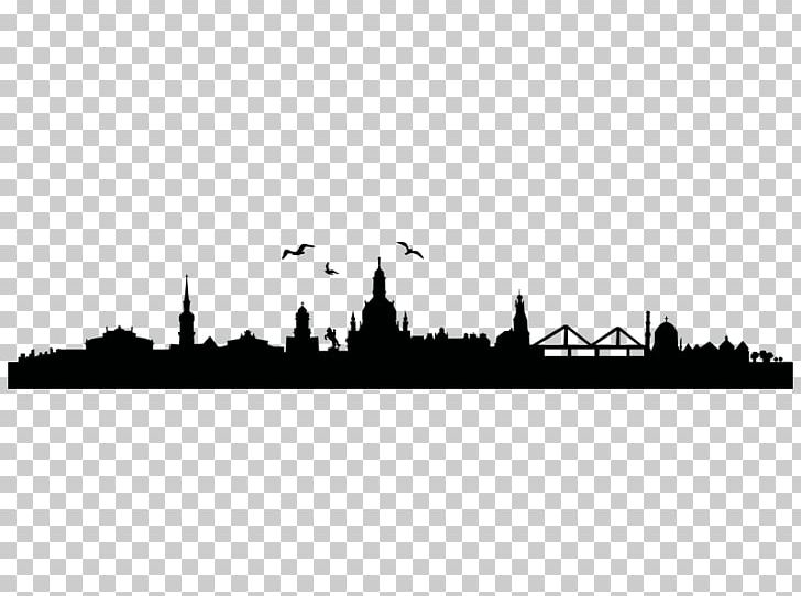 Skyline Dresden Wall Decal Bavaria City PNG, Clipart, Area, Bavaria, Black, Black And White, Brouillon Free PNG Download