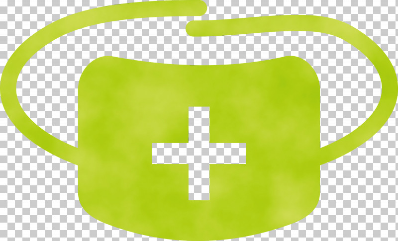 Green Yellow Cross Symbol Mug PNG, Clipart, Cross, Green, Medical Mask, Mug, Paint Free PNG Download