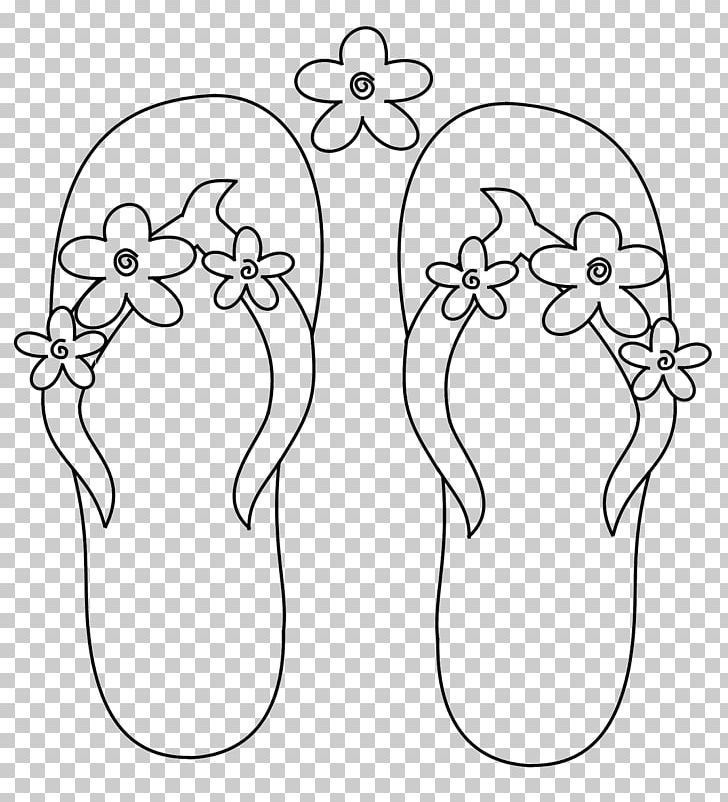 Flip-flops Coloring Book Slipper Page Drawing PNG, Clipart, Adult, Angle, Beach, Black, Child Free PNG Download