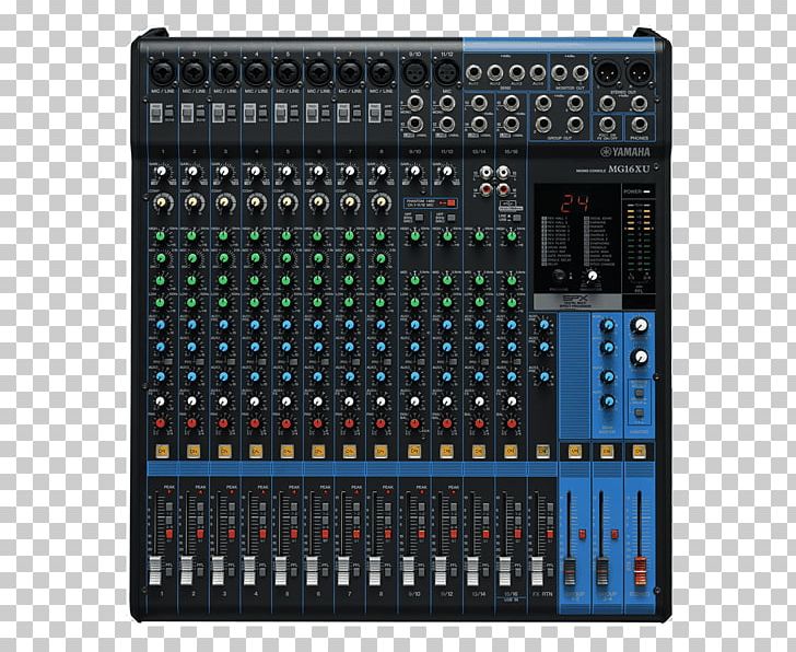 Audio Mixers Yamaha MG16XU Sound USB Yamaha Corporation PNG, Clipart, Audio, Audio Equipment, Bus, Electronic Device, Electronics Free PNG Download