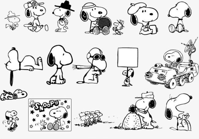 Snoopy Creative Hand-painted Illustration PNG, Clipart, Animation, Cartoon, Cartoon Characters, Characters, Creative Free PNG Download