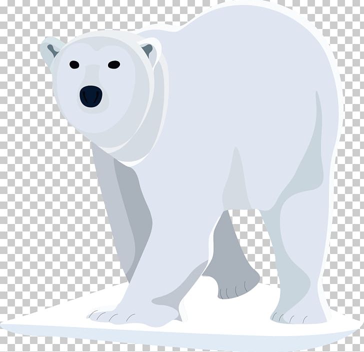 Polar Bear Arctic Euclidean PNG, Clipart, Animals, Arctic, Arctic Snow Vector Material, Carnivoran, Dog Like Mammal Free PNG Download