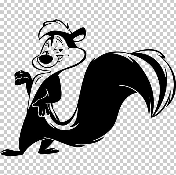 Pepé Le Pew Looney Tunes Merrie Melodies Cartoon PNG, Clipart, Art, Artwork, Bird, Black, Black And White Free PNG Download