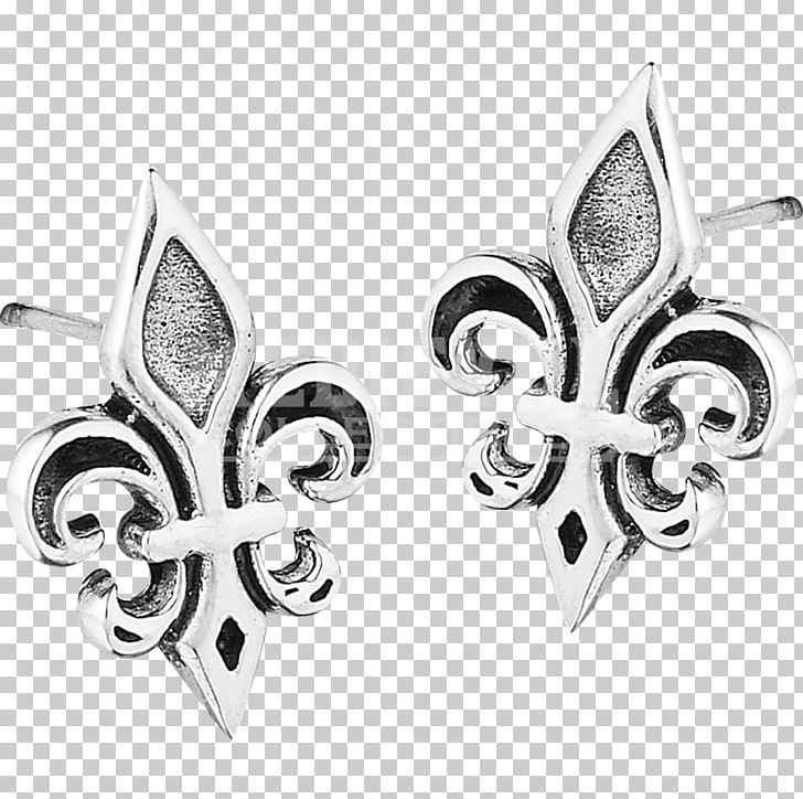 Earring Fleur-de-lis Sterling Silver Bracelet PNG, Clipart, Arrow Stud, Black And White, Body Jewellery, Body Jewelry, Bracelet Free PNG Download
