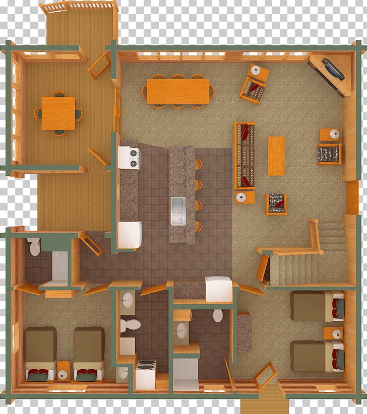 House Log Cabin 3d Floor Plan Web3d Png Clipart 3d Floor Plan Bedroom Brindleys Harbor Resort