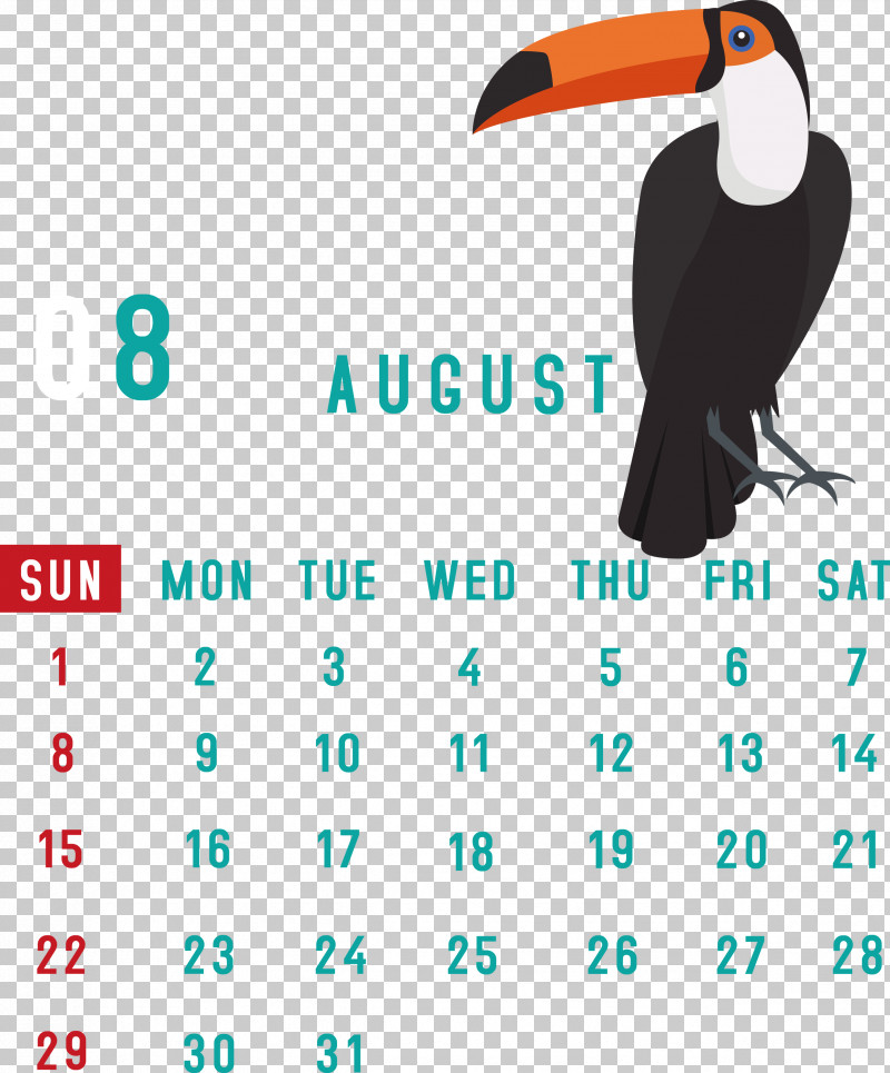 August 2021 Calendar August Calendar 2021 Calendar PNG, Clipart, 2021 Calendar, Beak, Calendar System, Geometry, Line Free PNG Download