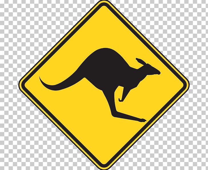 Kangaroo Warning Sign Traffic Sign PNG, Clipart, Area, Clipart, Clip Art, Download, Jumping Free PNG Download