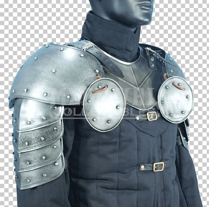 Pauldron Gorget Historical Reenactment Body Armor Armour PNG, Clipart, Arm, Armour, Body Armor, Components Of Medieval Armour, Cuirass Free PNG Download