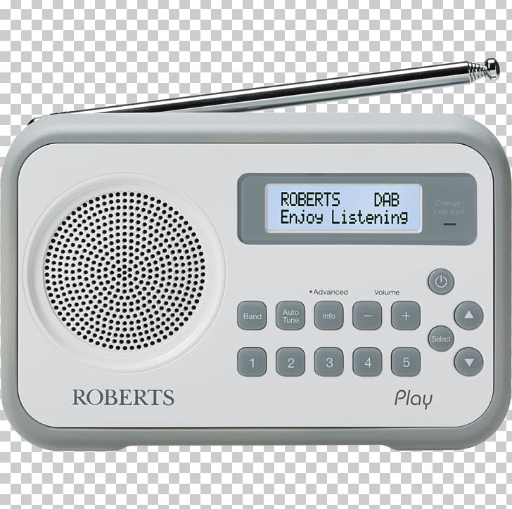 Roberts Play DAB Radio Digital Audio Broadcasting Digital Radio Roberts Radio PNG, Clipart, Battery Charger, Charger, Communication Device, Dab, Digital Audio Broadcasting Free PNG Download