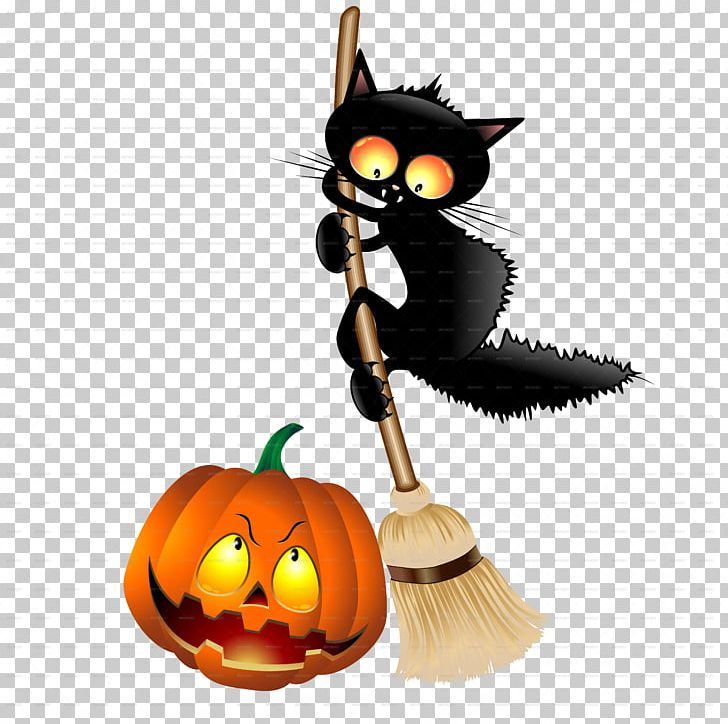 Black Cat Kitten Halloween PNG, Clipart, Animals, Bat, Black Cat, Carnivoran, Cartoon Free PNG Download