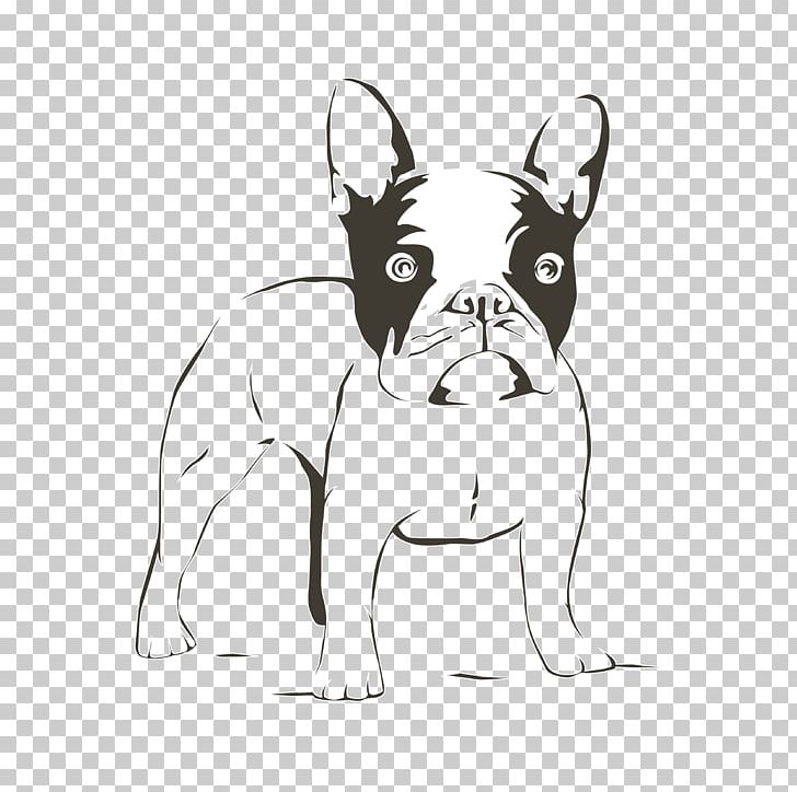 French Bulldog Puppy Boston Terrier Standard Schnauzer PNG, Clipart, American Kennel Club, Animals, Artwork, Black And White, Breed Free PNG Download