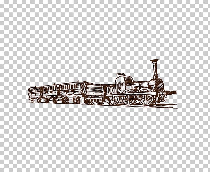 Train Steam Locomotive Rail Transport PNG, Clipart, Adobe Illustrator, Brand, Drawing, Encapsulated Postscript, Euclidean Vector Free PNG Download