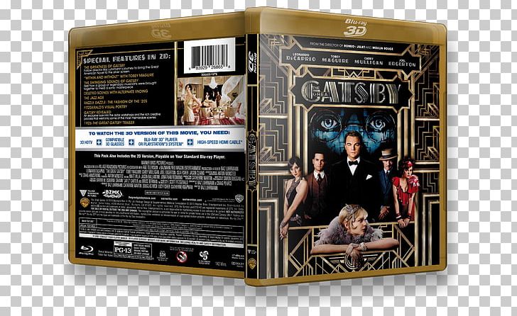 Blu-ray Disc The Great Gatsby Jay Gatsby Ultra HD Blu-ray Two-dimensional Space PNG, Clipart, 4k Resolution, 2013, Bluray Disc, Dvd, Film Free PNG Download