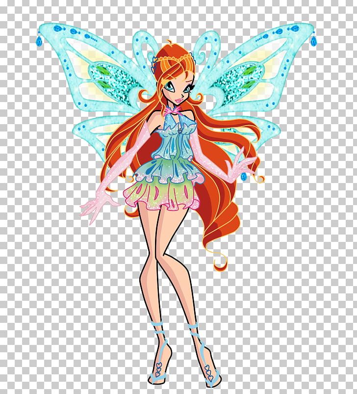 Bloom Flora Stella Roxy Tecna PNG, Clipart, Anime, Art, Bloom, Costume Design, Doll Free PNG Download