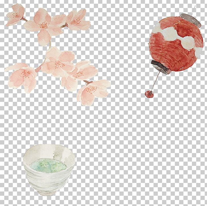 Watercolor Painting PNG, Clipart, Adobe Illustrator, Blossom, Bowl, Cherry Blossom, Decorative Elements Free PNG Download