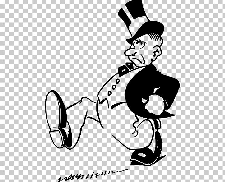Wealth Man PNG, Clipart, Black, Black And White, Caricature, Cartoon, Download Free PNG Download