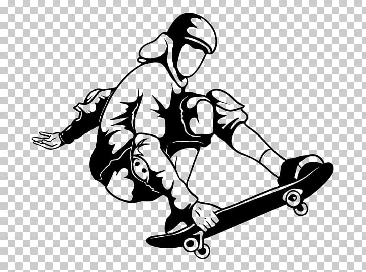 Skateboarding Wall Decal Sticker Sport PNG, Clipart, Airborne, Arm, Black, Black , Cartoon Free PNG Download