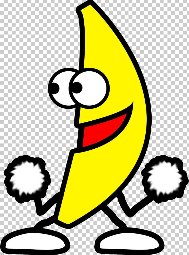 Banana Animation Dance PNG, Clipart, Animation, Artwork, Banana, Black And White, Butter Free PNG Download