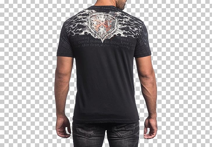 Long-sleeved T-shirt Long-sleeved T-shirt Neck PNG, Clipart, Affliction, Black, Black M, Clothing, Longsleeved Tshirt Free PNG Download