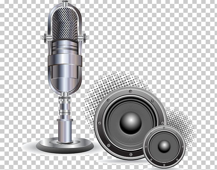 Microphone Karaoke Party Stock Photography PNG, Clipart, Audio Equipment, Christmas Decoration, Computer Speaker, Decoration, Decoration Vector Free PNG Download