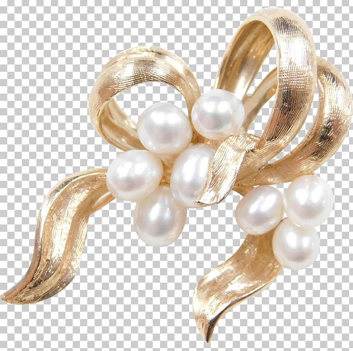 Pearl Earring Body Jewellery Brooch Material PNG, Clipart, 14 K, Body, Body Jewellery, Body Jewelry, Bow Free PNG Download