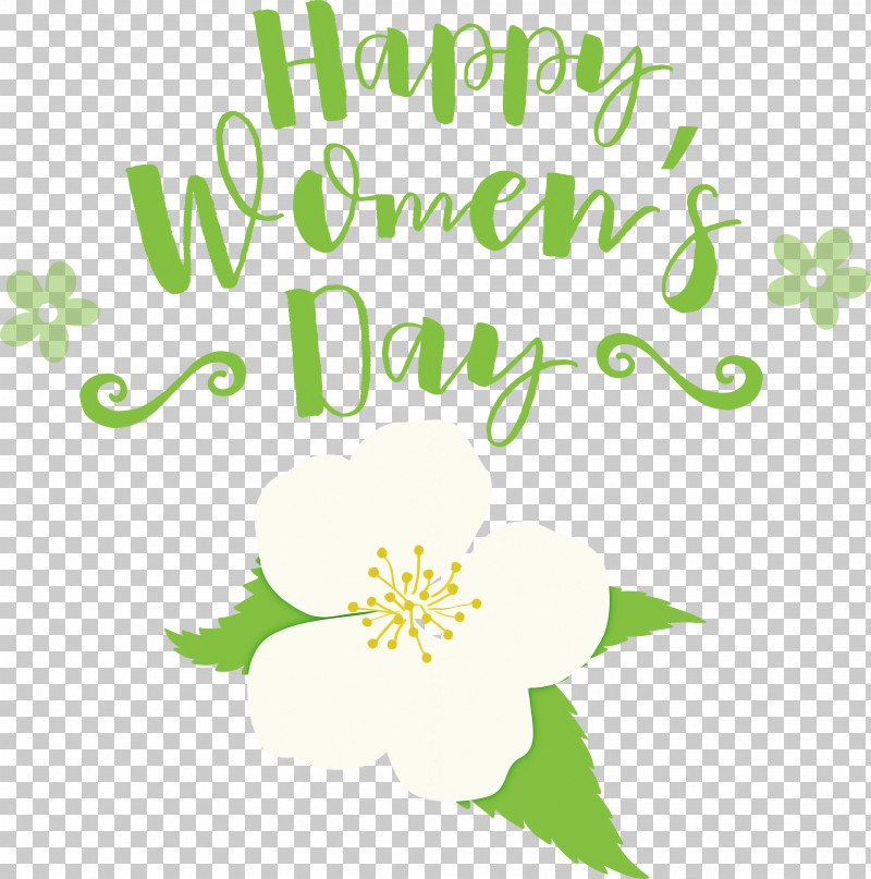 Happy Womens Day Womens Day PNG, Clipart, Cut Flowers, Floral Design, Flower, Green, Happiness Free PNG Download