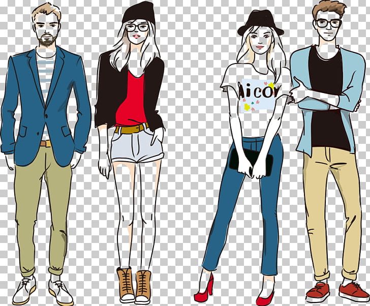 Fashion Model Illustration PNG, Clipart, Cartoon Characters ...