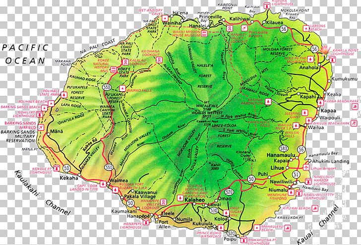 Princeville Road Map Lihue PNG, Clipart, Area, Atlas, Beach, Ecoregion, Ecosystem Free PNG Download