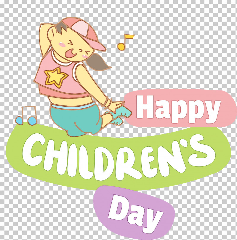 Human Logo Cartoon Pink M Behavior PNG, Clipart, Behavior, Cartoon, Character, Childrens Day, Happiness Free PNG Download