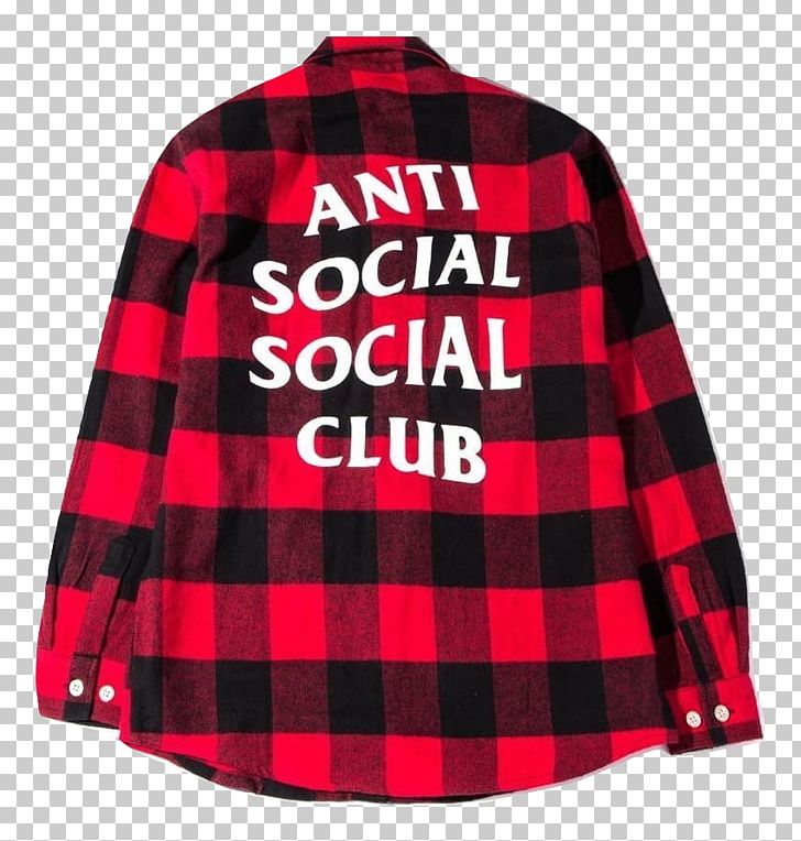 Anti Social Social Club Flannel Check Brand Shirt PNG, Clipart, Adidas Yeezy, Anti Social Social Club, Bathing Ape, Brand, Button Free PNG Download
