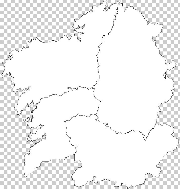Blank Map Province Of Pontevedra Galician North PNG, Clipart, Angle, Area, Black And White, Blank Map, Galicia Free PNG Download