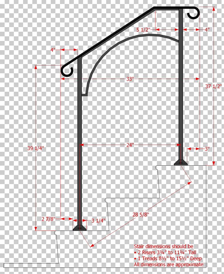 Handrail Stairs Wrought Iron Stair Riser Building Materials PNG, Clipart, Angle, Arch, Area, Building, Building Materials Free PNG Download