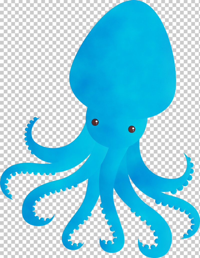 Octopus Giant Pacific Octopus Octopus Aqua Blue PNG, Clipart, Animal Figure, Aqua, Blue, Giant Pacific Octopus, Octopus Free PNG Download