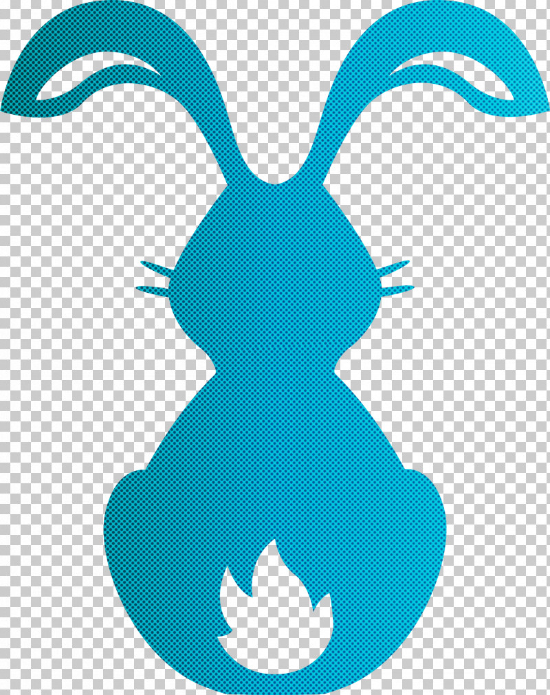 Cute Bunny Easter Day PNG, Clipart, Aqua, Cute Bunny, Easter Day, Symbol, Teal Free PNG Download