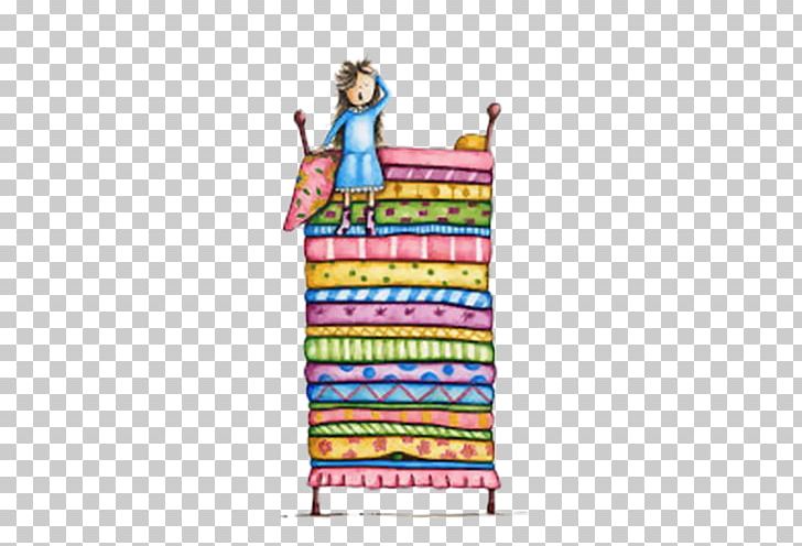 The Princess And The Pea Illustration PNG, Clipart, Andersen, Art, Bed, Book, Clothing Free PNG Download