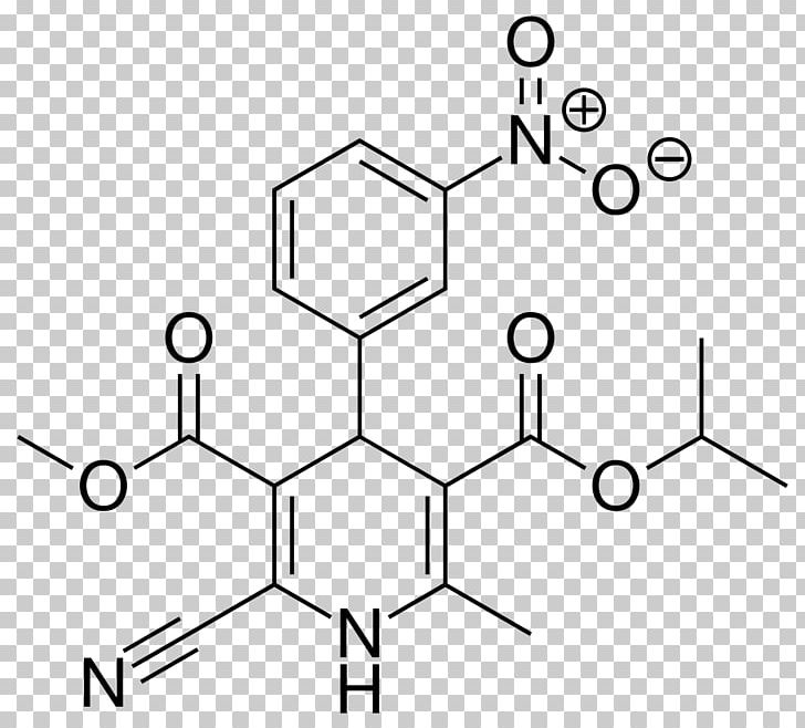 Nilvadipine Nimodipine Nifedipine Calcium Channel Blocker Nicardipine PNG, Clipart, Angle, Area, Benidipine, Black And White, Calcium Free PNG Download