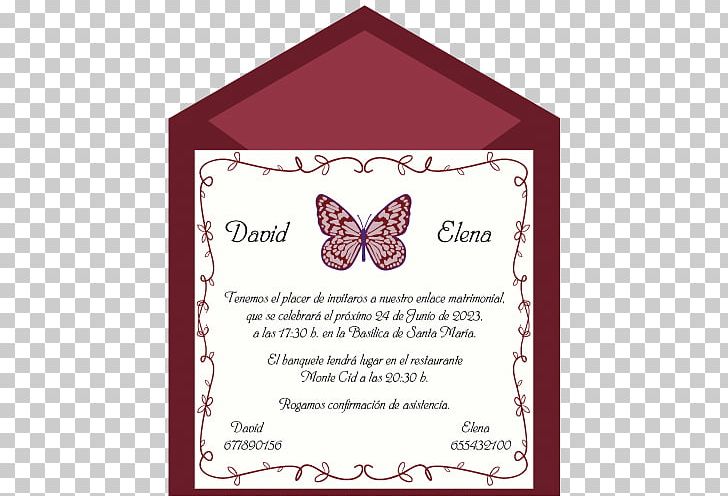 Wedding Invitation Convite Pays Marennes-Oléron Butterflies And Moths PNG, Clipart, Anatomy, Butterflies And Moths, Color, Confirmation, Convite Free PNG Download