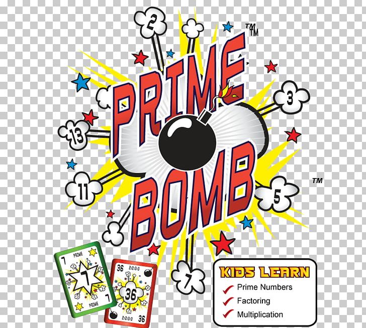 Prime Number Game Learning CARDS LLC PNG, Clipart, Area, Bomb, Brand, Card Game, Education Free PNG Download