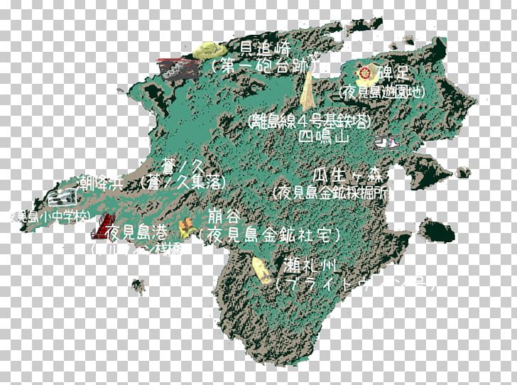 Hashima Island Forbidden Siren 2 夜見島 Map PNG, Clipart, Biglobe, Darkness, Hashima Island, Island, Map Free PNG Download