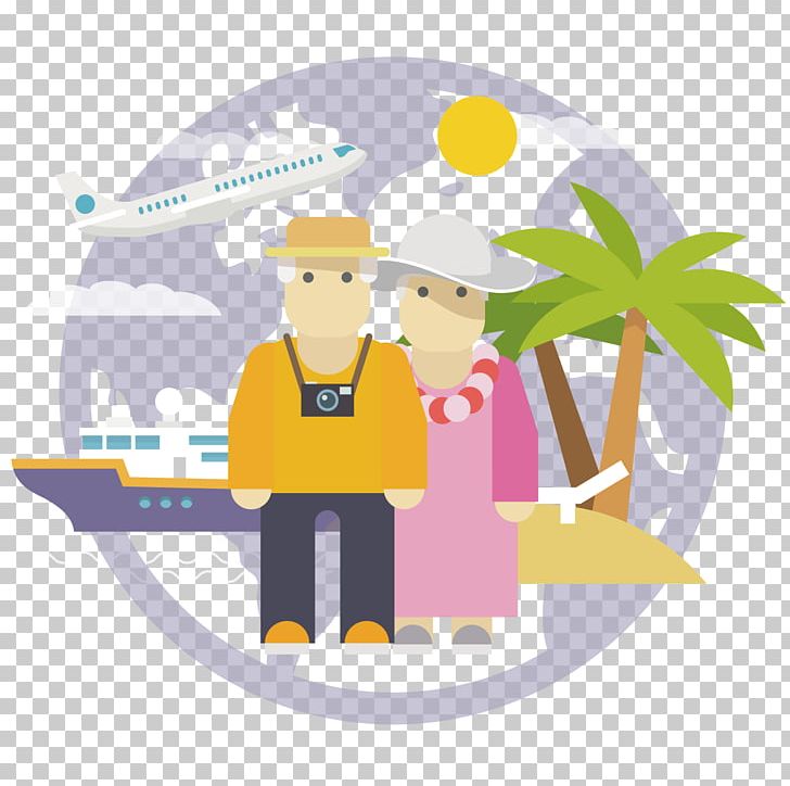 Airplane Tourism PNG, Clipart, Aircraft, Airplane, Art, Cartoon, Cartoon Couple Free PNG Download