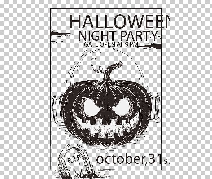 Halloween Party Flyer Pumpkin PNG, Clipart, Bar, Costume, Graphic Design, Gratis, Hand Drawn Free PNG Download