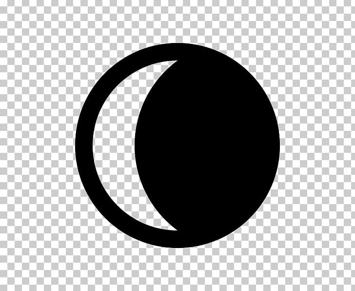 Lunar Phase Moon Crescent Symbol PNG, Clipart, Arc, Astrological Symbols, Black, Black And White, Circle Free PNG Download