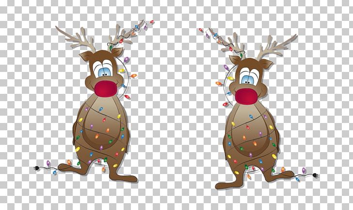 Reindeer Christmas PNG, Clipart, Animals, Antler, Balloon Cartoon, Cartoon, Cartoon Couple Free PNG Download