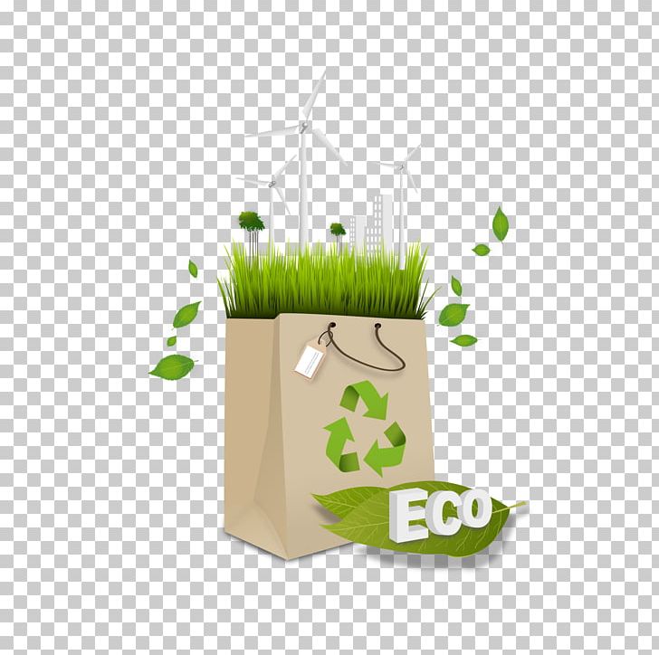 Green Modern Plant Decoration PNG, Clipart, Bag, Brand, Drawing, Energy, Font Free PNG Download