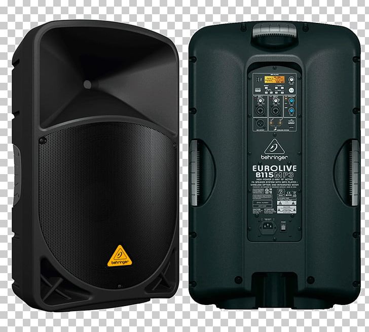 Loudspeaker Powered Speakers Public Address Systems Behringer Class-D Amplifier PNG, Clipart, Aktif, Amplifier, Audio, Audio Equipment, Audio Mixers Free PNG Download