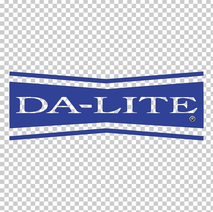 Logo Brand Da-Lite Screen Font Product PNG, Clipart, Area, Banner, Blue, Brand, Dalite Screen Free PNG Download