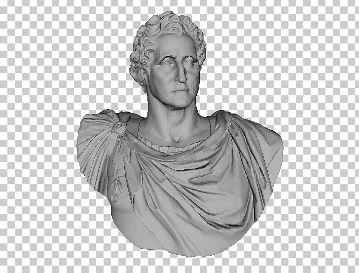George Washington Classical Sculpture Bust Statue PNG, Clipart, 3d Printing, Art, Artwork, Black And White, Builder Free PNG Download