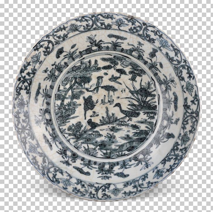 Plate Blue And White Pottery Tableware Ceramic Kraak Ware PNG, Clipart, Blue And White Porcelain, Blue And White Pottery, Bowl, Ceramic, Ceramic Glaze Free PNG Download