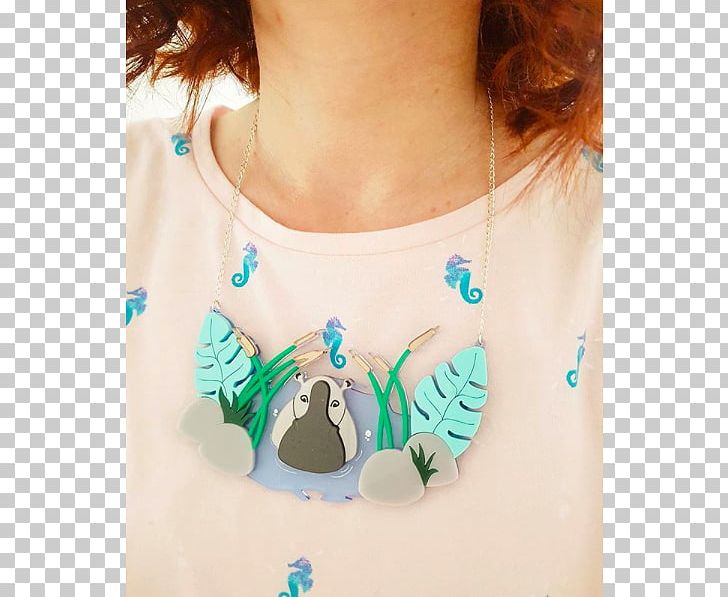 Turquoise T-shirt Necklace Sleeve PNG, Clipart, Aqua, Clothing, Jewellery, Neck, Necklace Free PNG Download